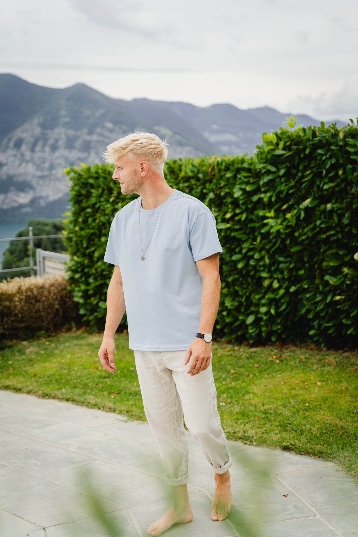 T-Shirt Basic Blau